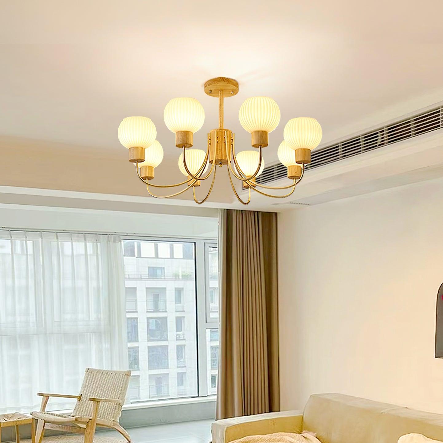 Donnelly Wooden Chandelier - Lumpaz