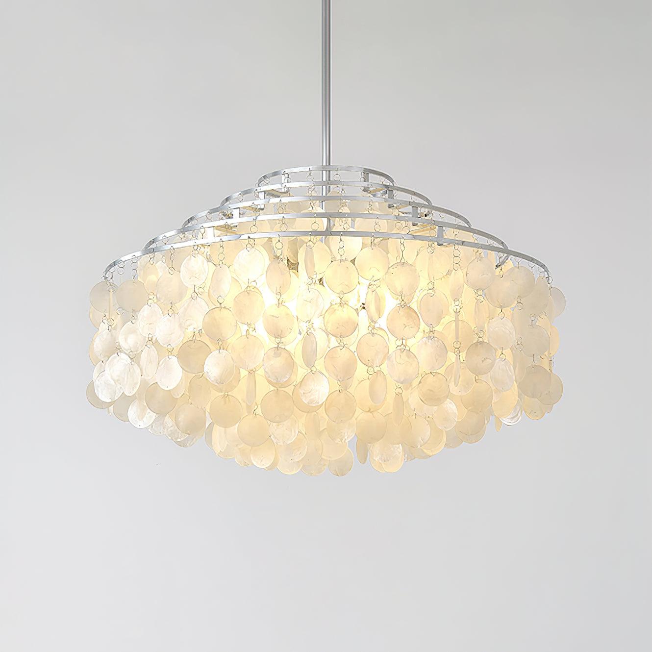 Round Shell Chandelier B - Lumpaz