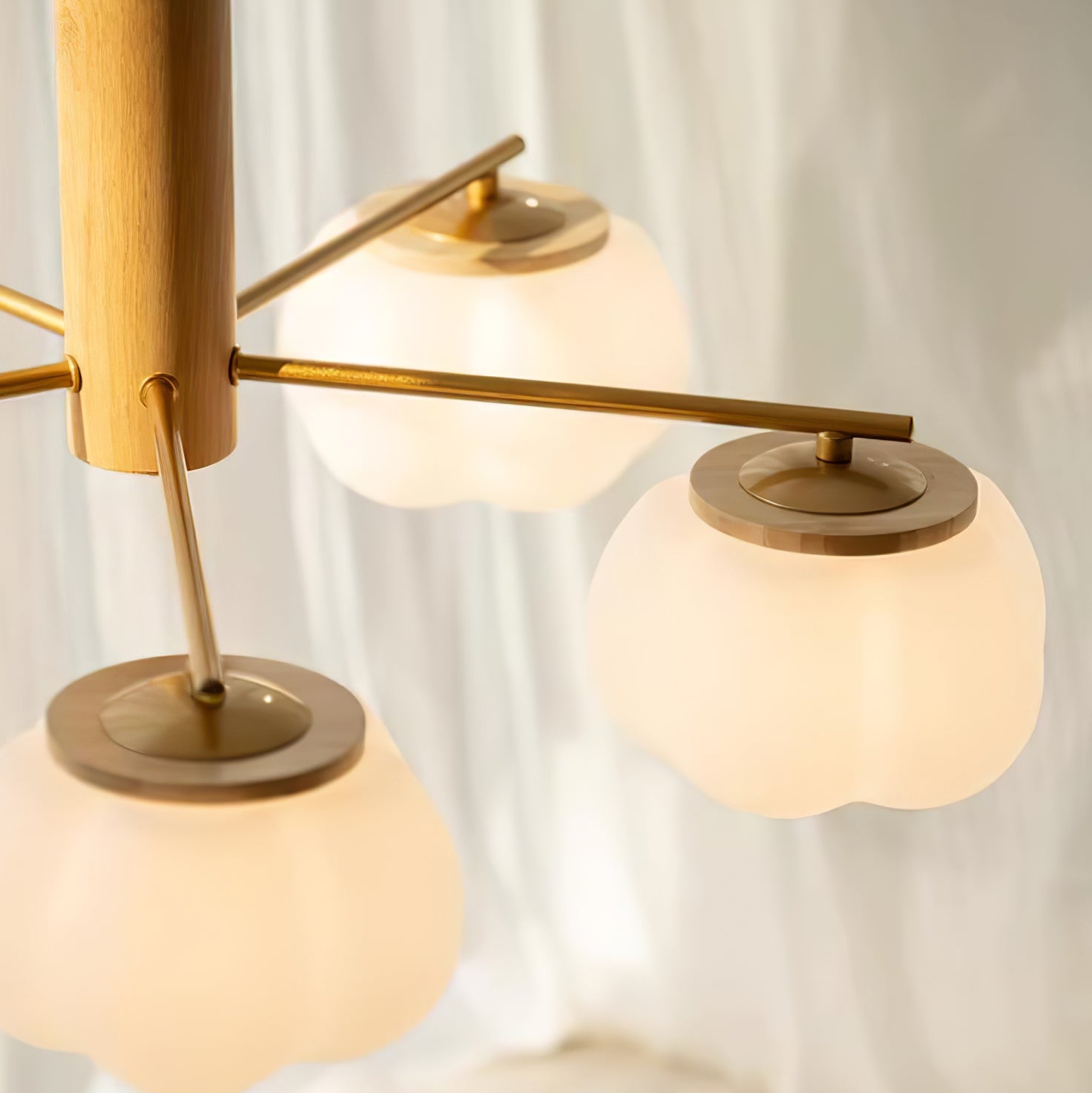 Cotton Balls Chandelier - Lumpaz