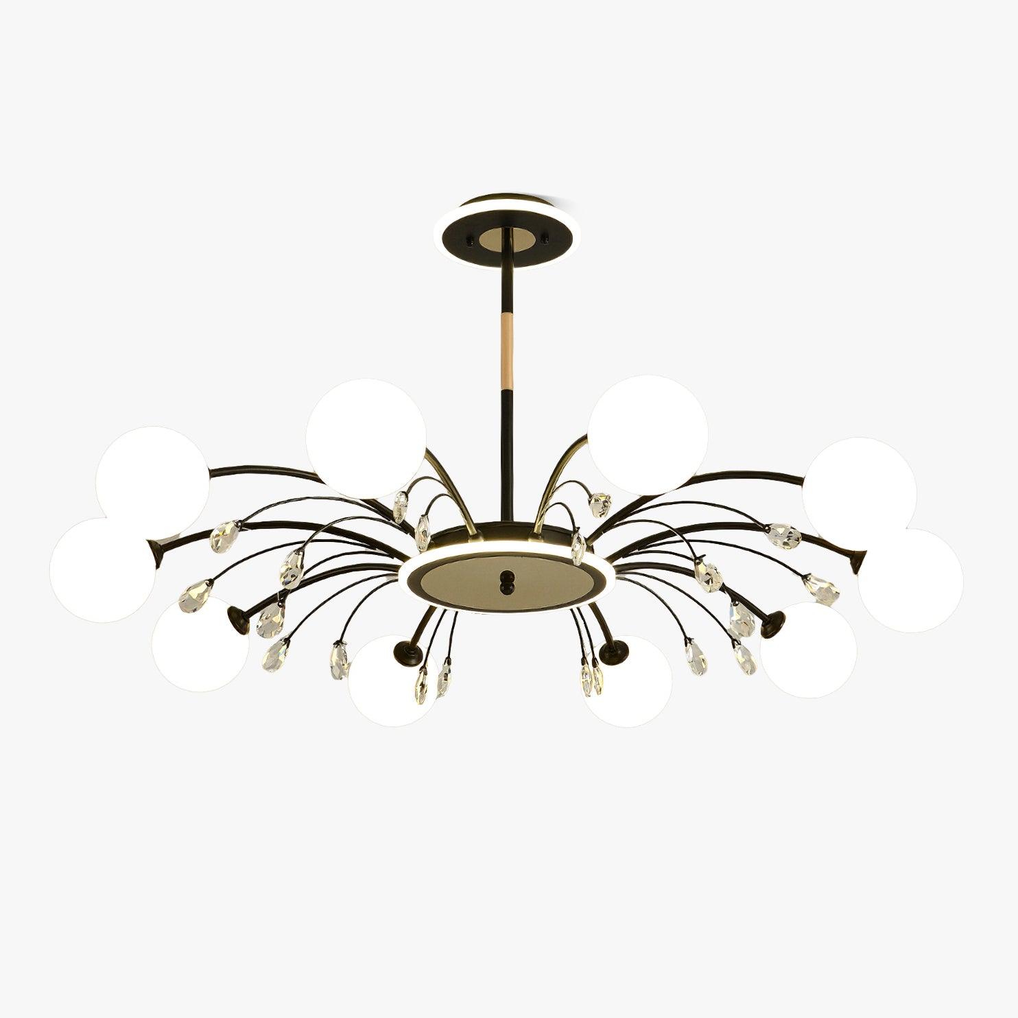 Glamorous Glass Raindrop Chandeliers - Lumpaz