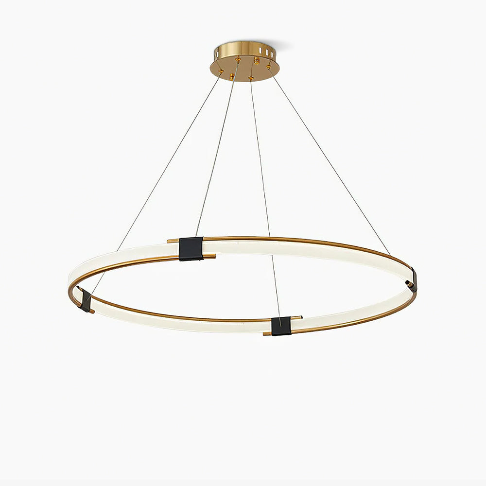 Gold Ring Chandelier - Lumpaz