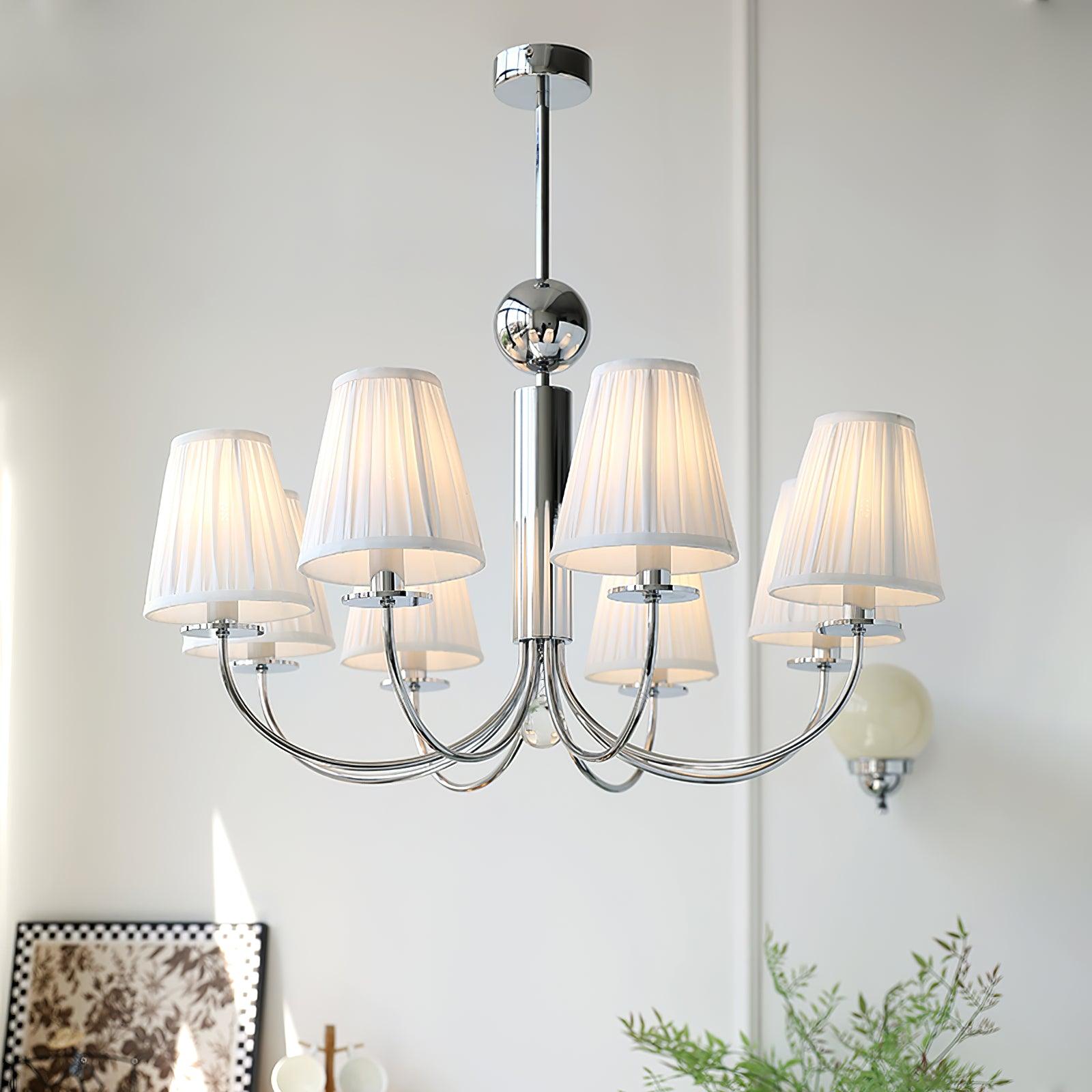 Simplicity Chrome Chandelier - Lumpaz