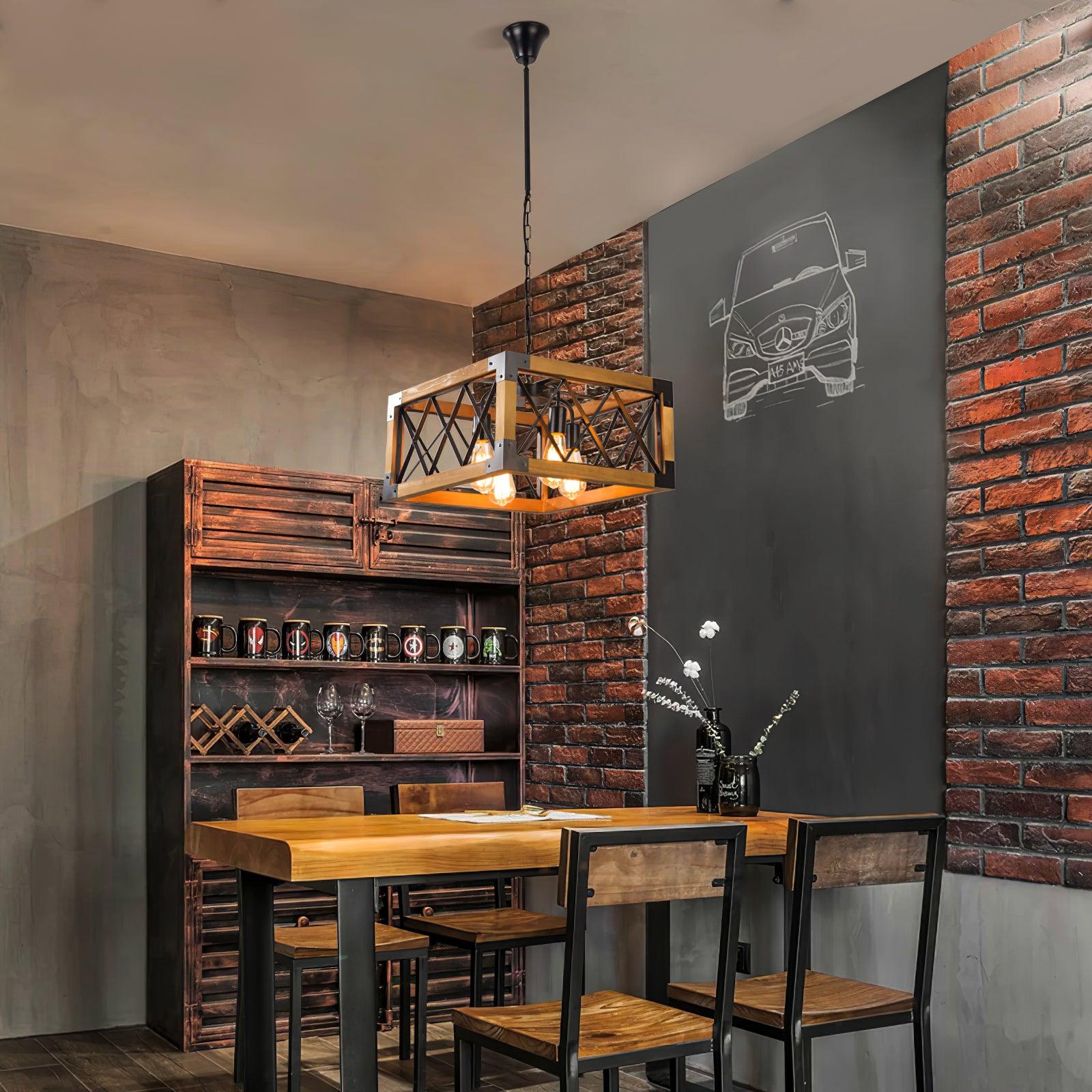 Kitchen Island Rectangle Chandelier - Lumpaz