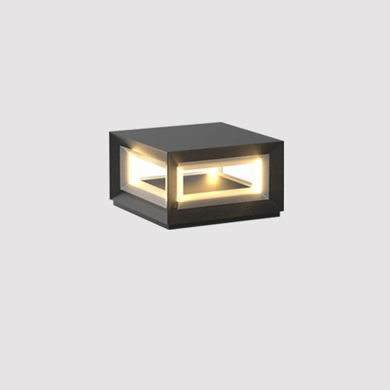 Light Cube Outdoor Post Light - Lumpaz