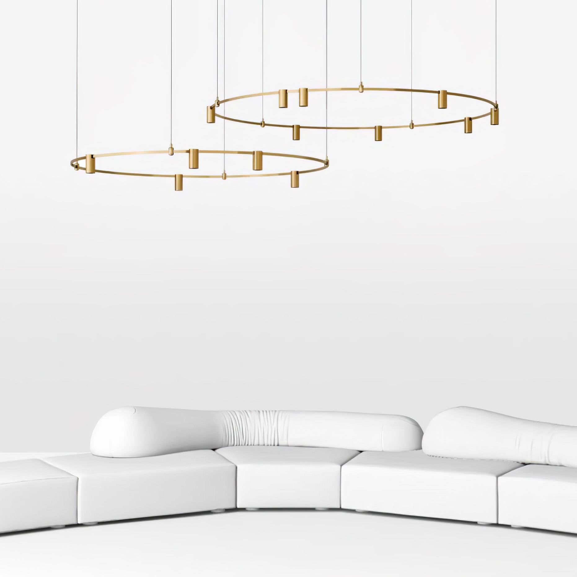 Auroom Round Chandelier - Lumpaz