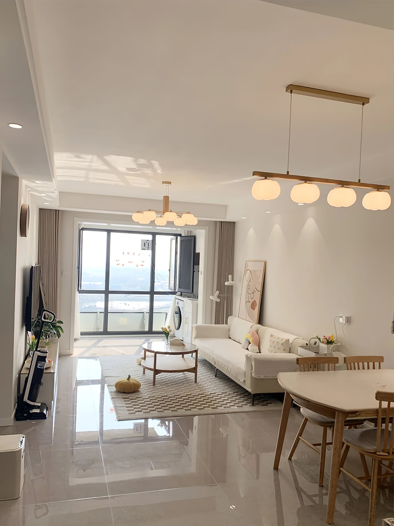 Cotton Balls Chandelier - Lumpaz