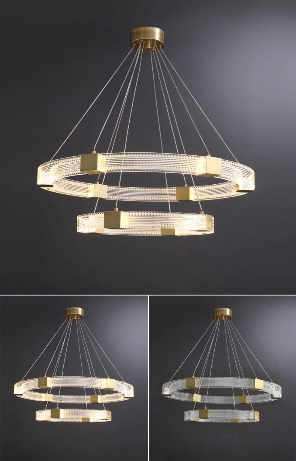 Parallel Ring LED Chandelier - Lumpaz