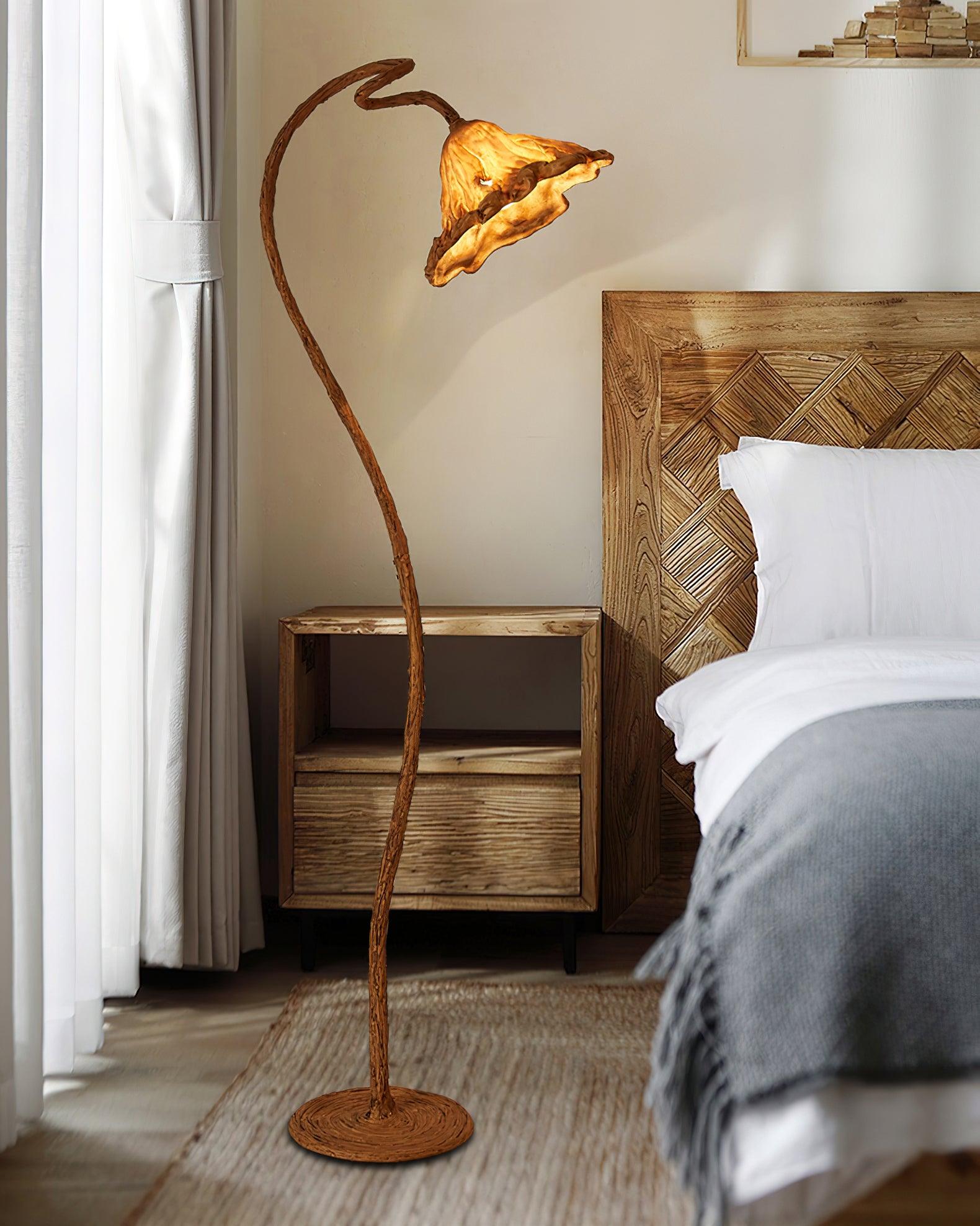 Artistic Lotus Leaf Floor Lamp - Lumpaz
