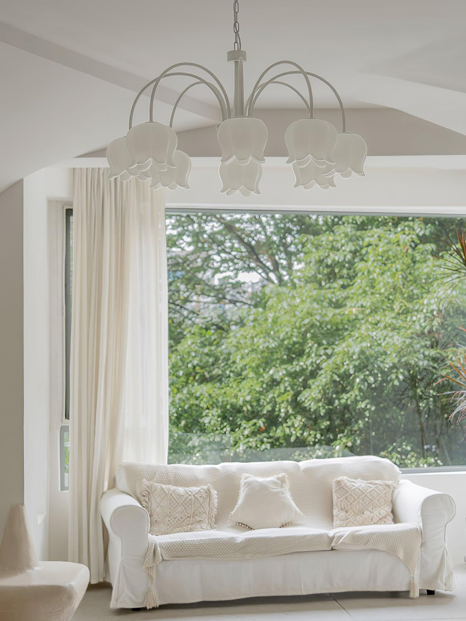 Curved Arm Bell Chandelier - Lumpaz