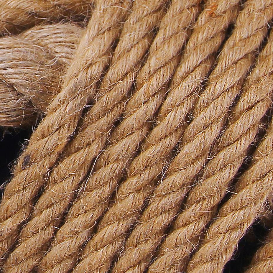 Hemp Rope Industrial Tire Chandelier - Lumpaz