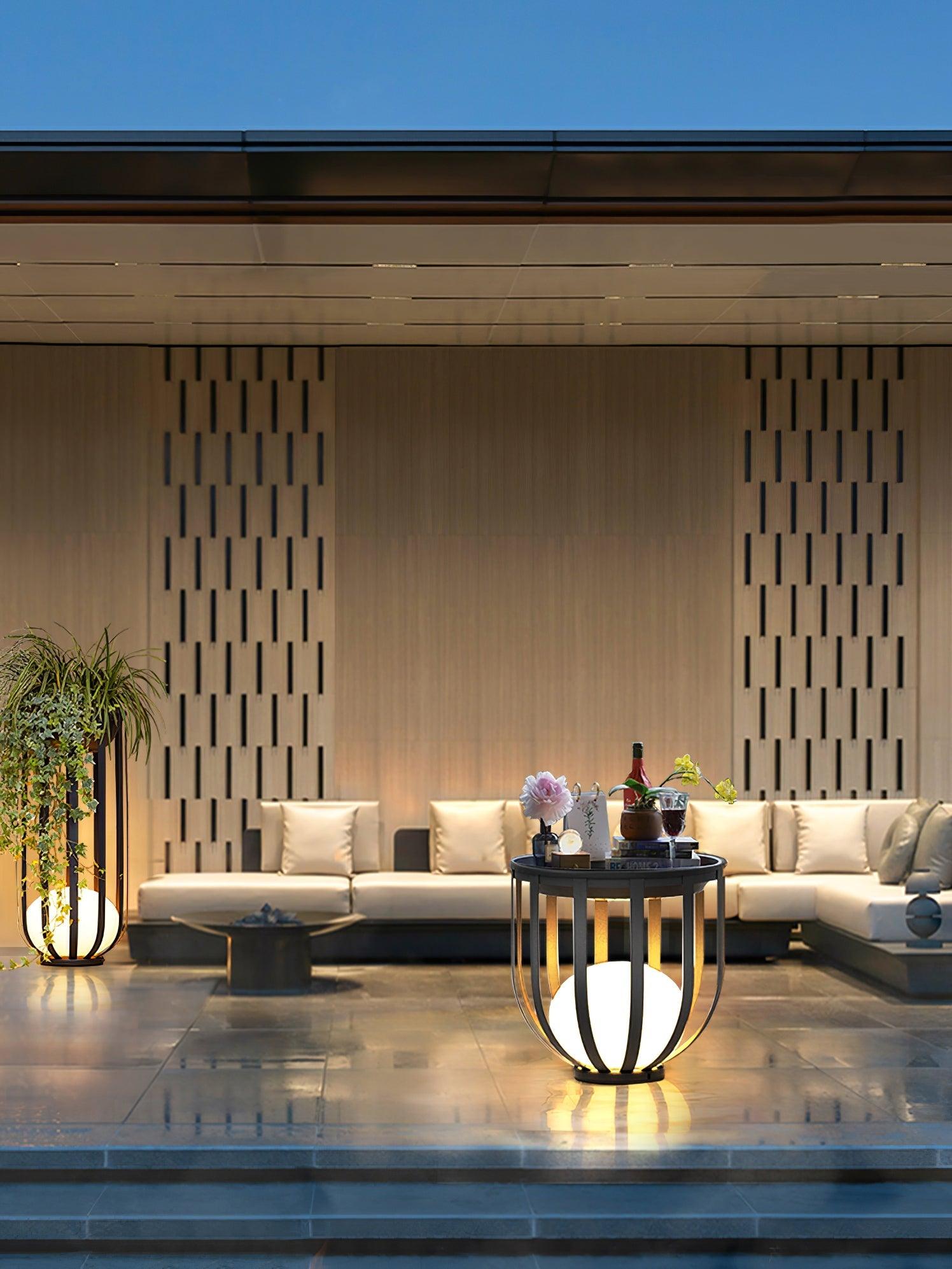 Bols Outdoor Garden Lamp with Solar Panel - Lumpaz