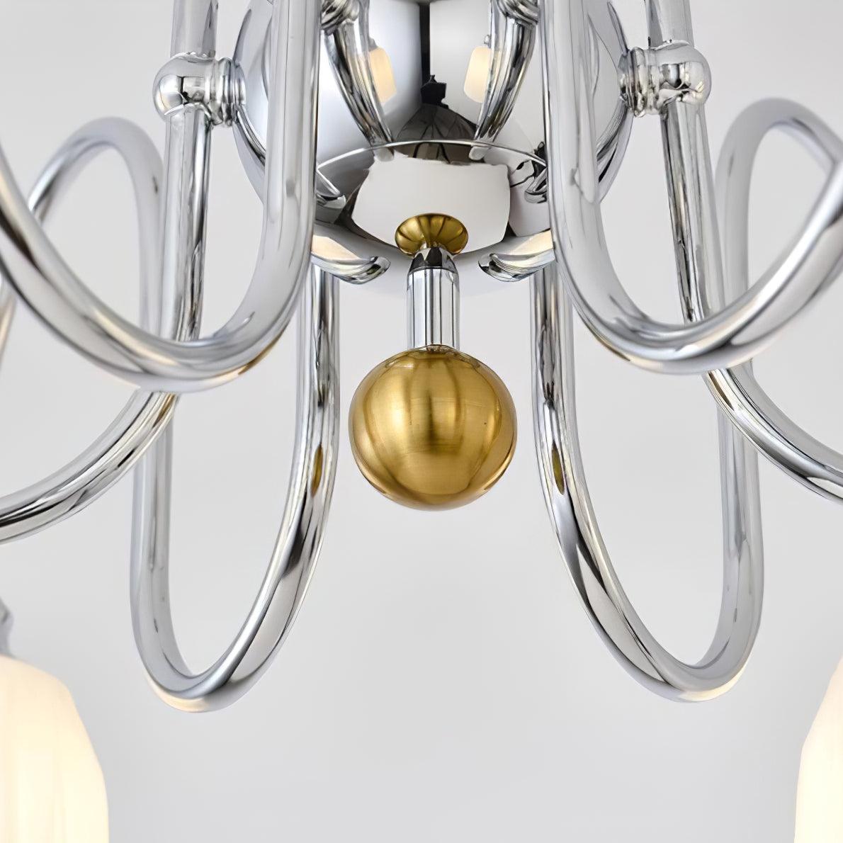 Bauhaus Pleated Chandelier - Lumpaz