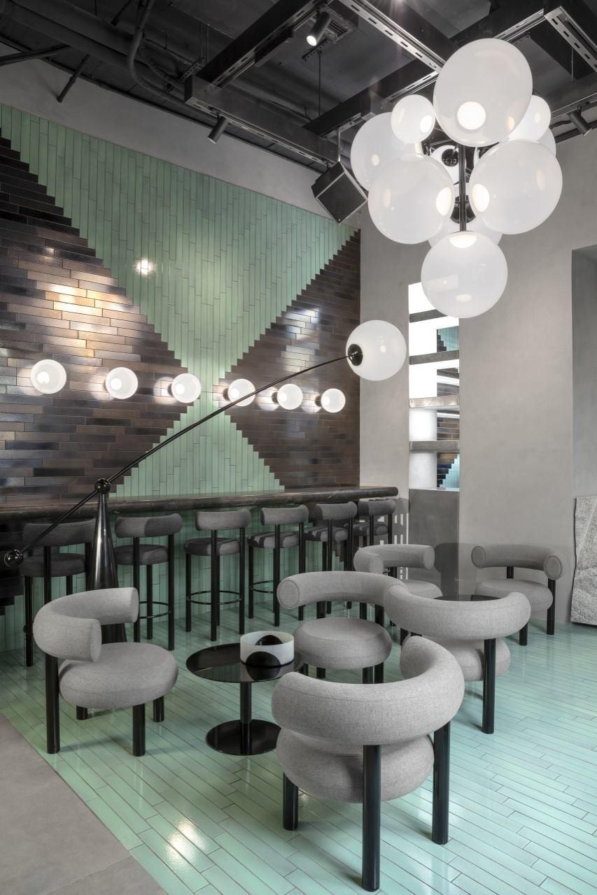 Opal Arc Floor Lamp - Lumpaz