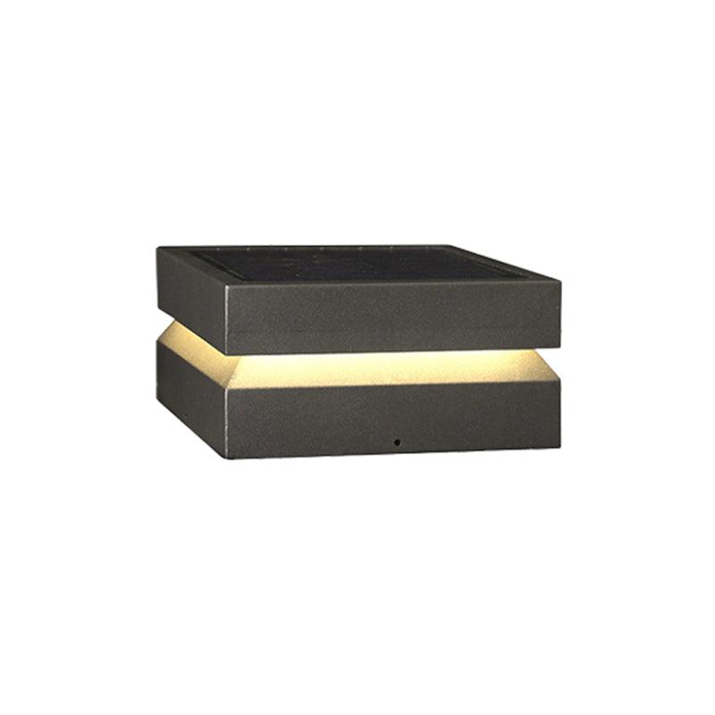 Solar Power Square Post Light - Lumpaz