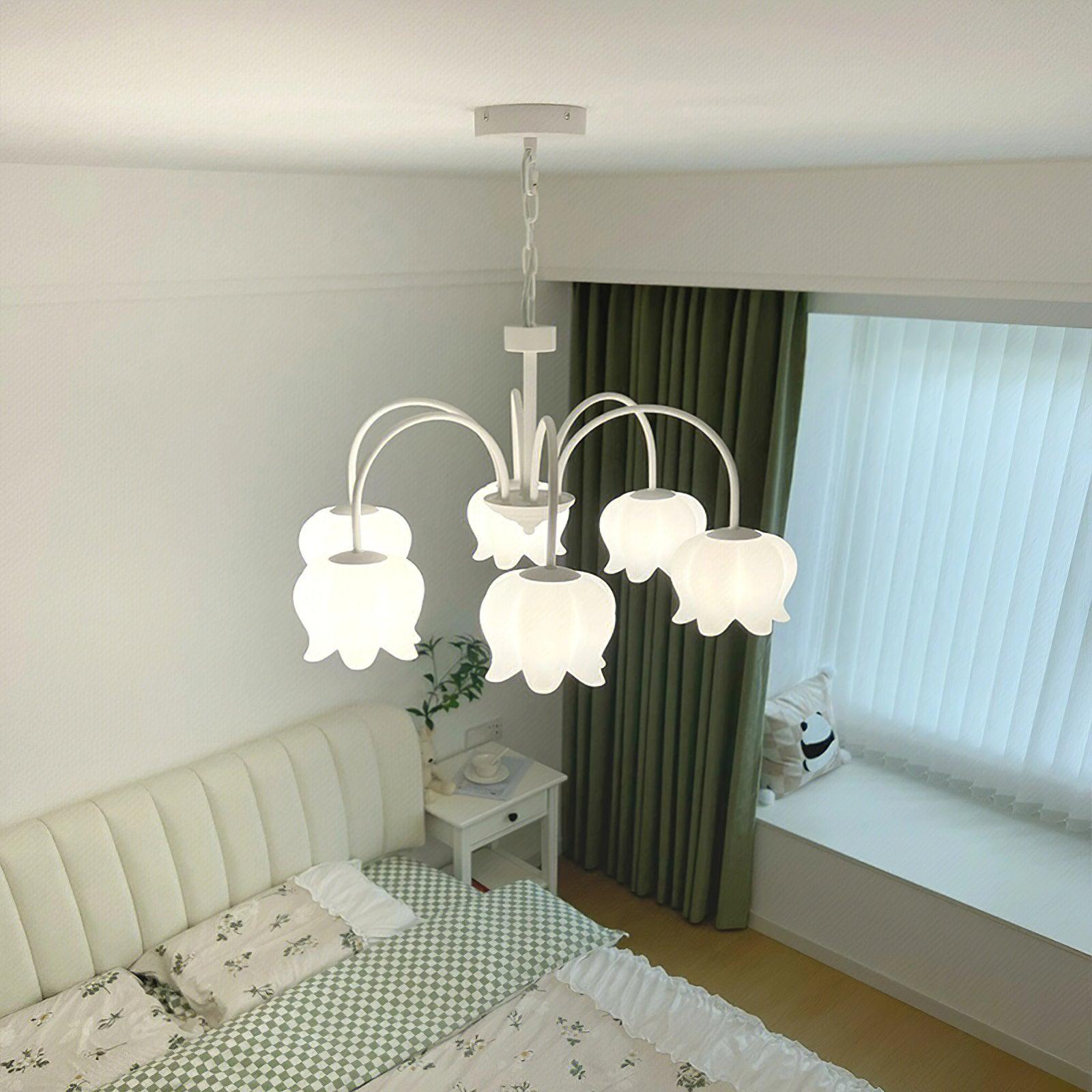 Curved Arm Bell Chandelier - Lumpaz