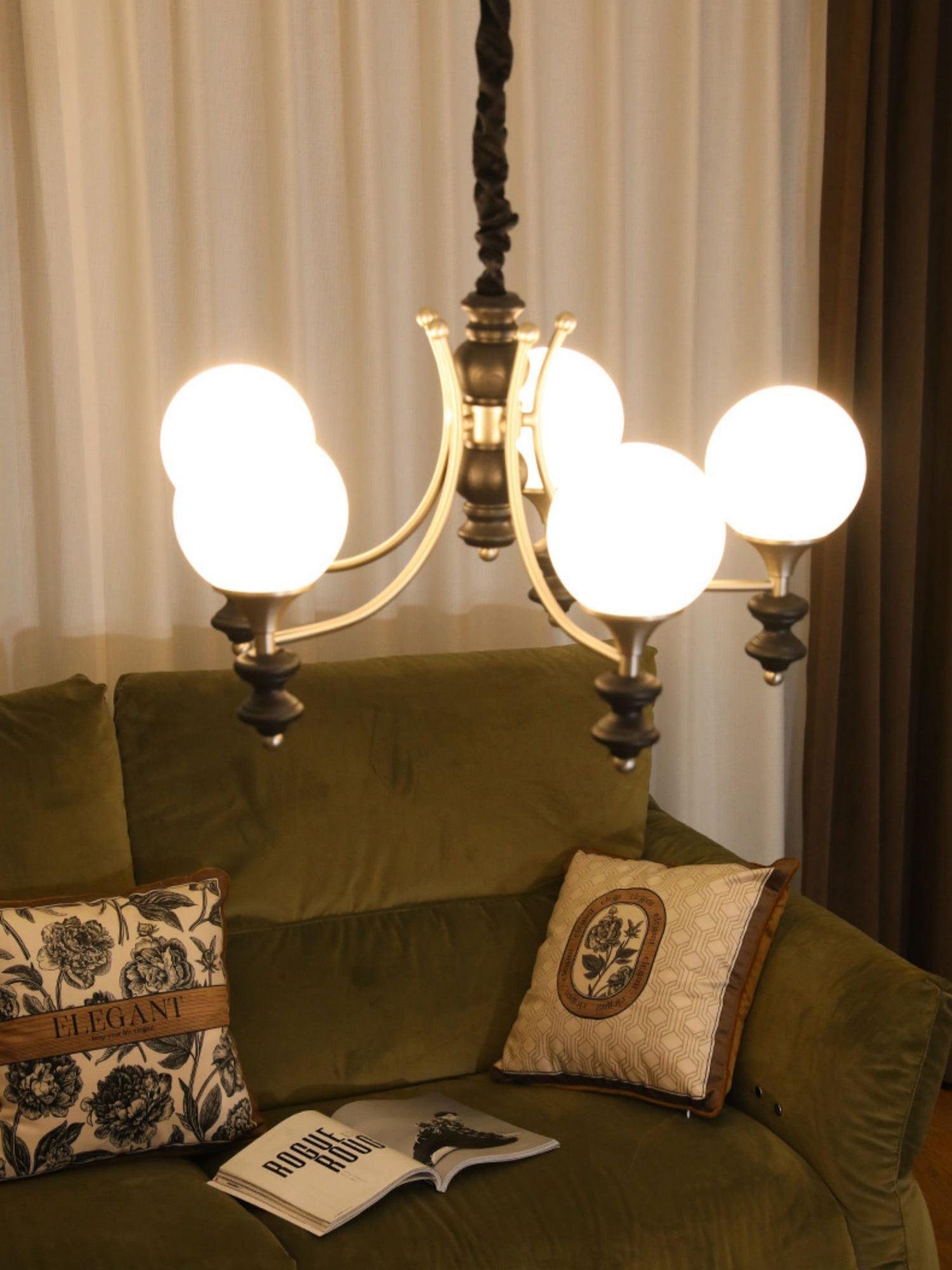 Tina Wooden Chandelier - Lumpaz