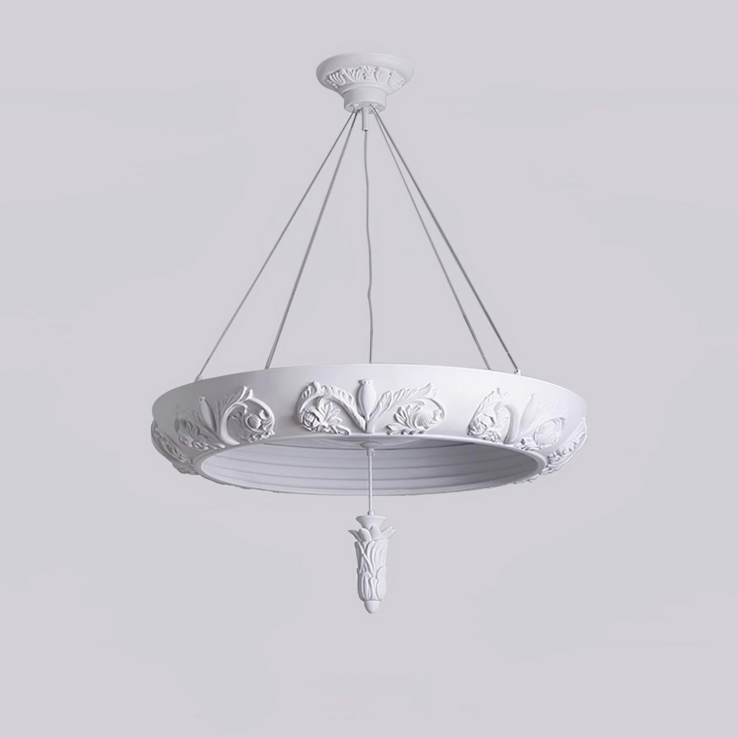 Artistic Carved Plaster Chandelier - Lumpaz