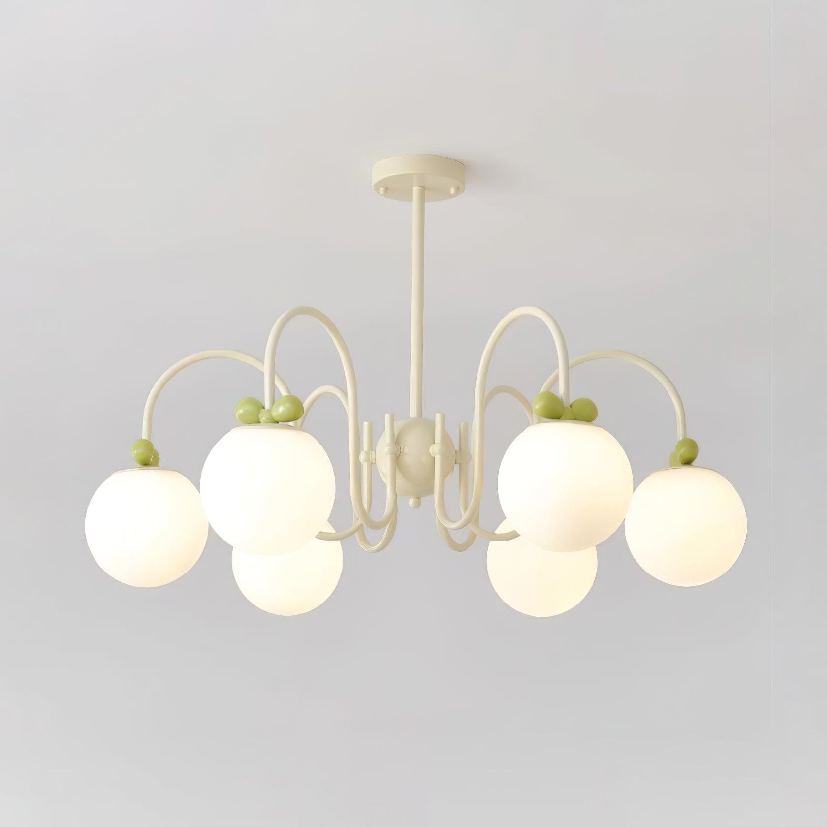Cream Cherry Chandelier - Lumpaz
