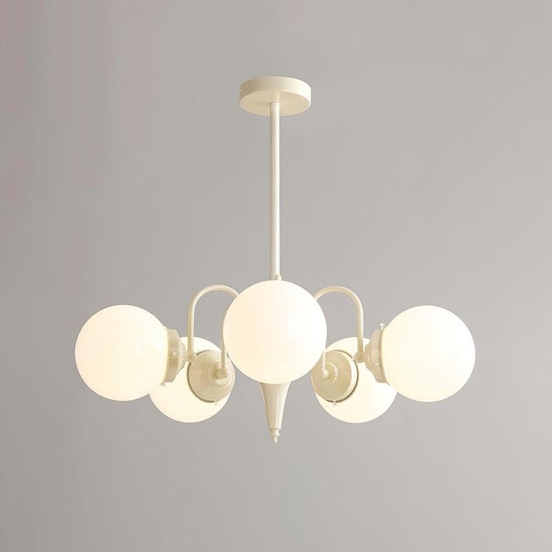 Cream Ball Chandelier - Lumpaz