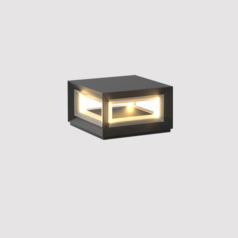 Light Cube Outdoor Post Light - Lumpaz