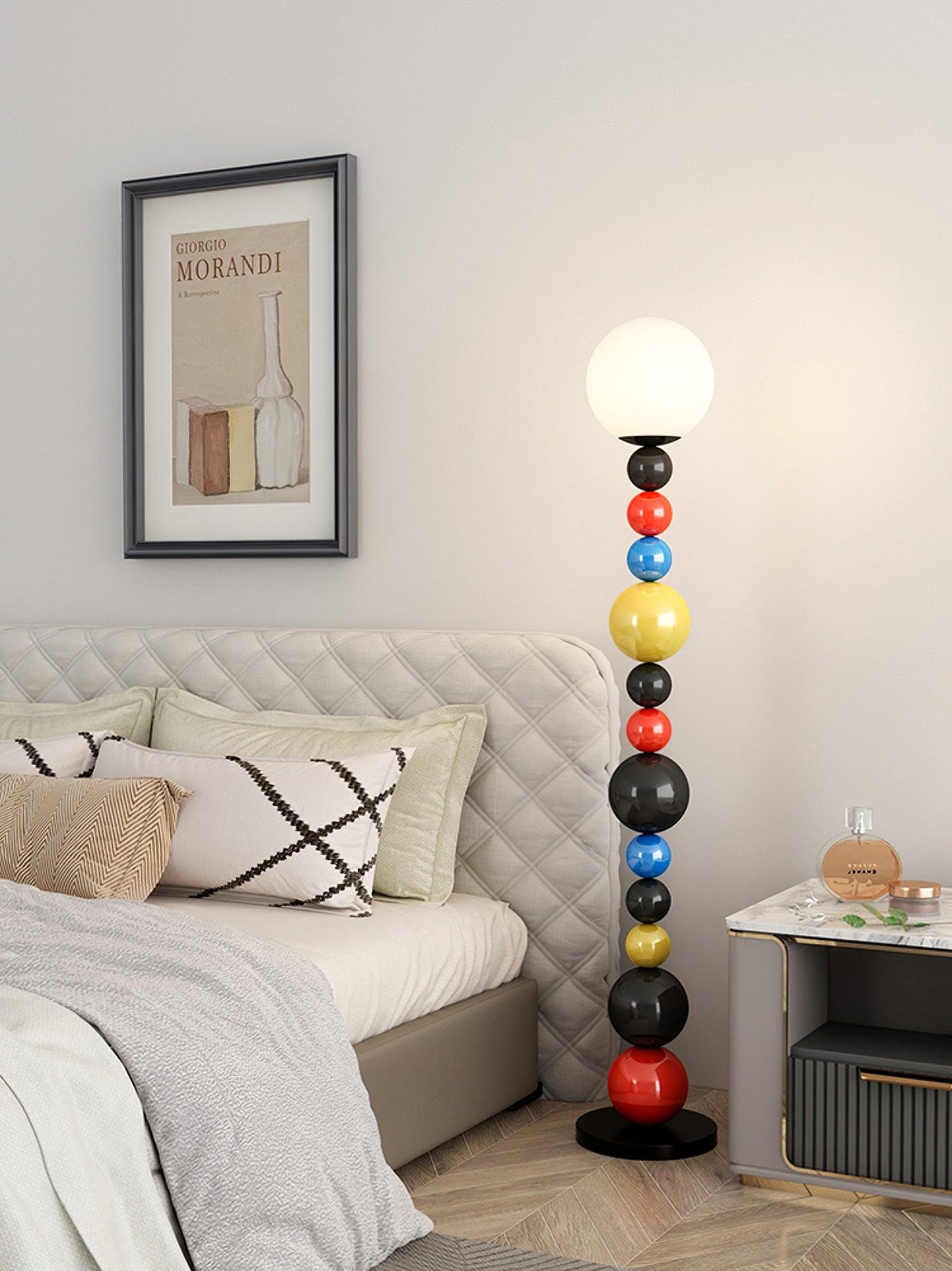 Colorful Round Ball Floor Lamp - Lumpaz