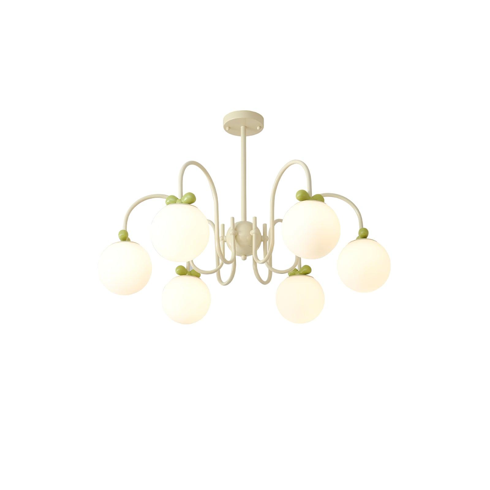 Cream Cherry Chandelier - Lumpaz