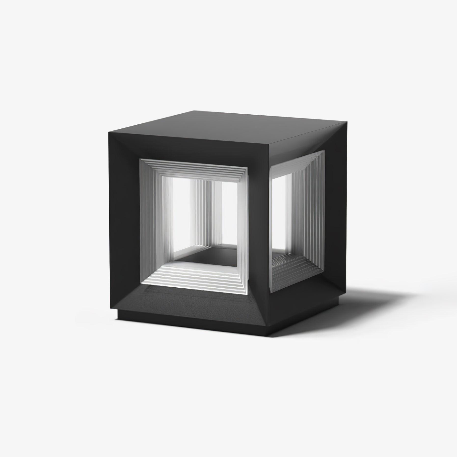 Light Cube Outdoor Post Light - Lumpaz