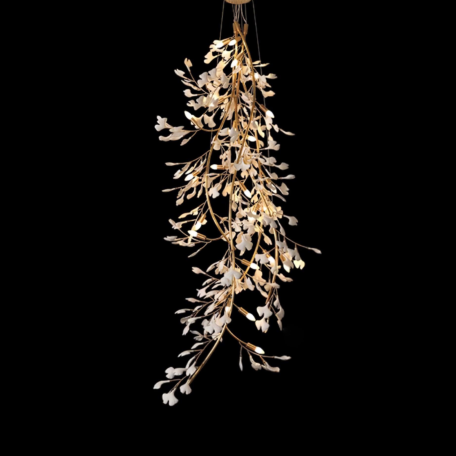 Gingko Long Branch Chandelier - Lumpaz