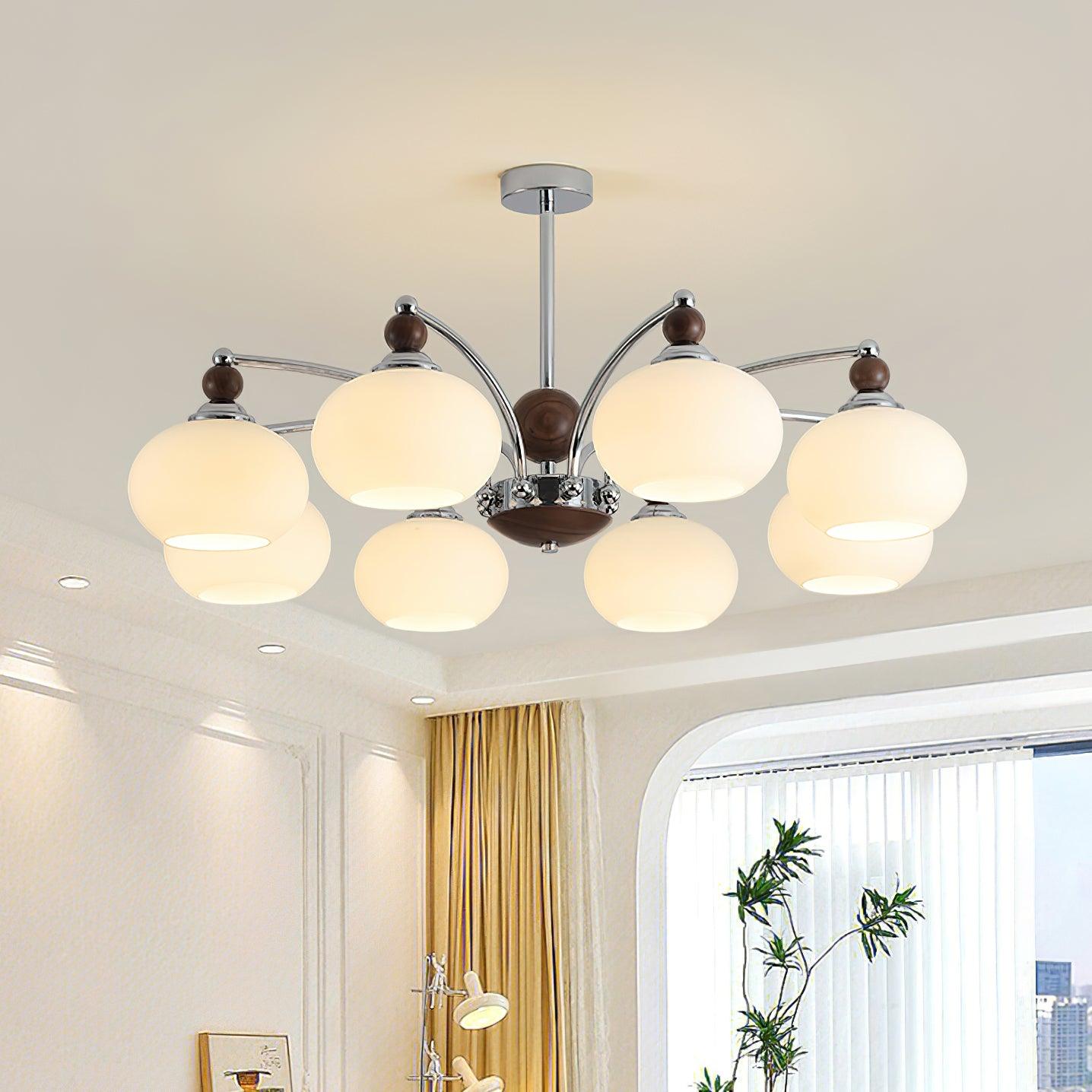 Noir Larenta Chandelier - Lumpaz
