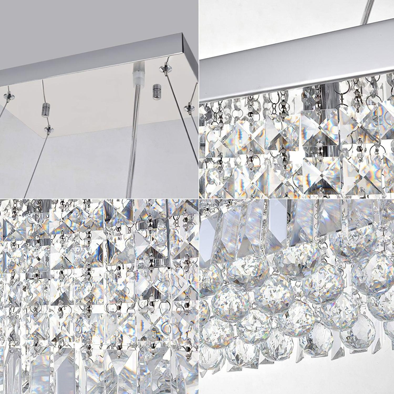Crystal Raindrop Chandelier - Lumpaz