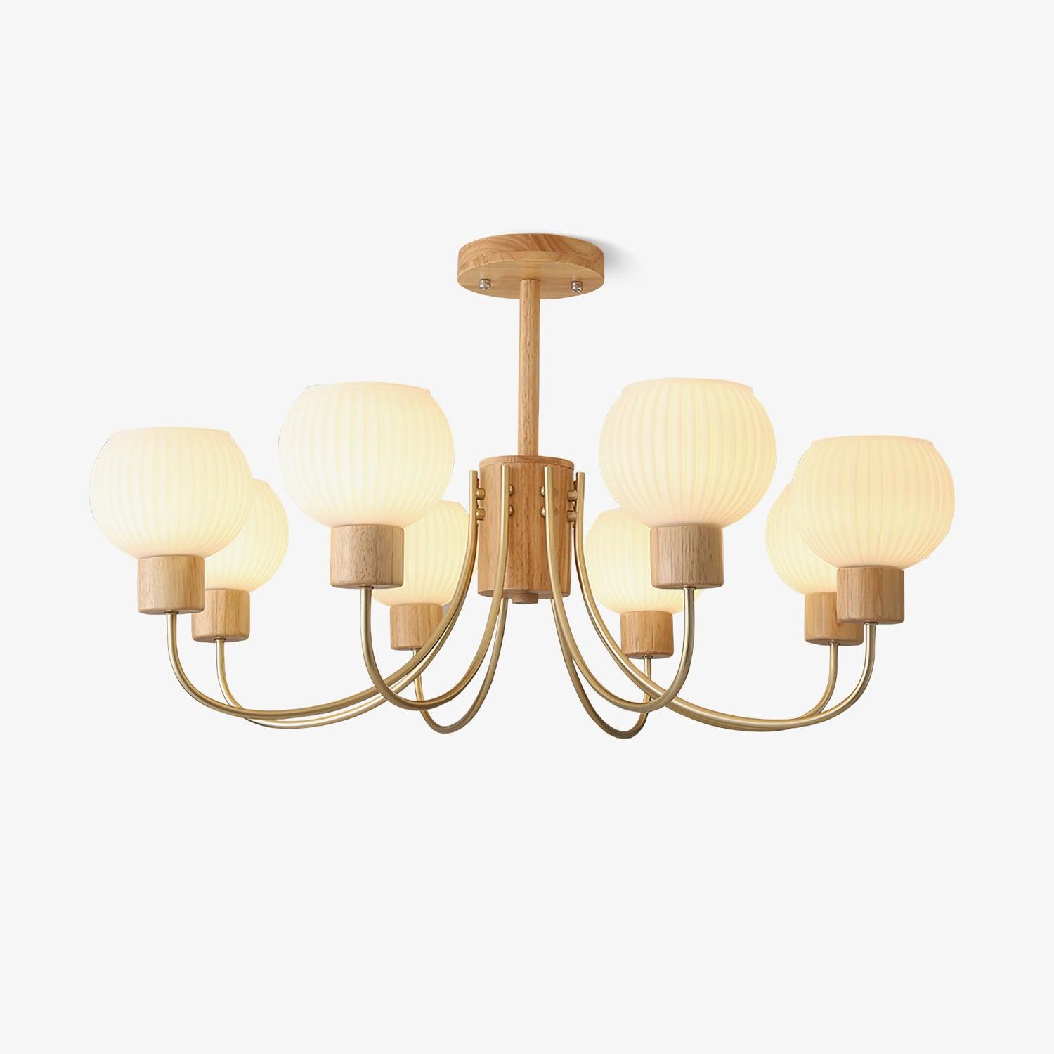 Donnelly Wooden Chandelier - Lumpaz