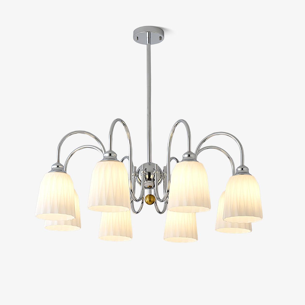 Bauhaus Pleated Chandelier - Lumpaz