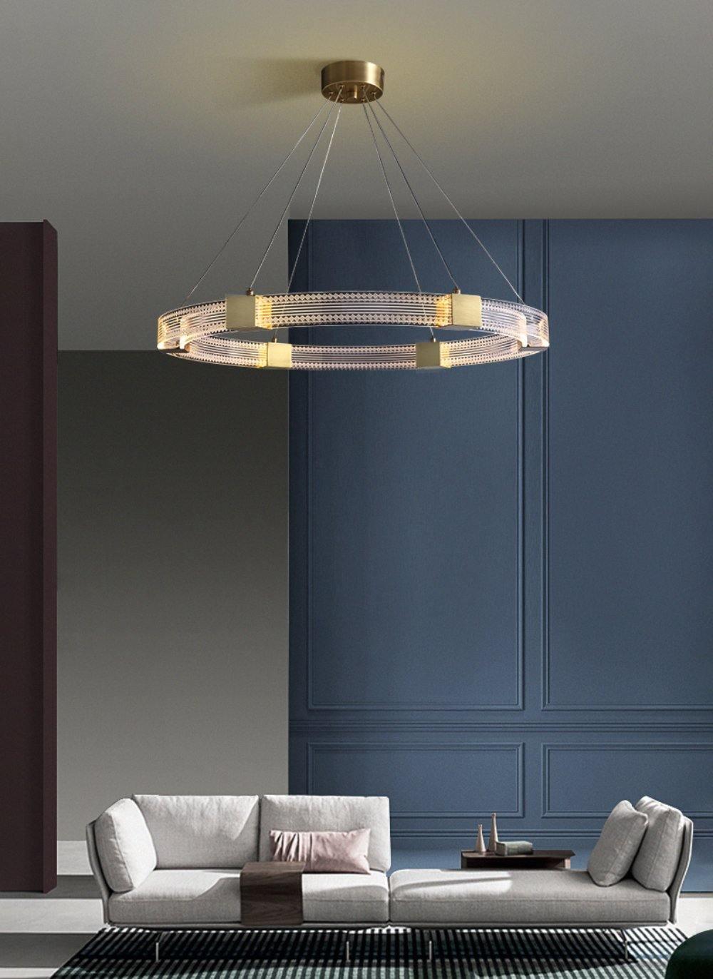 Parallel Ring LED Chandelier - Lumpaz