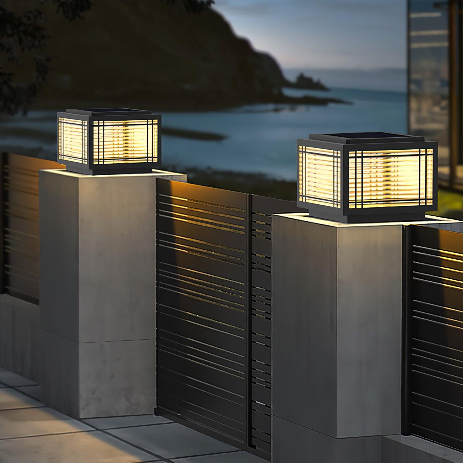 Deck Solar Outdoor Post Light - Lumpaz