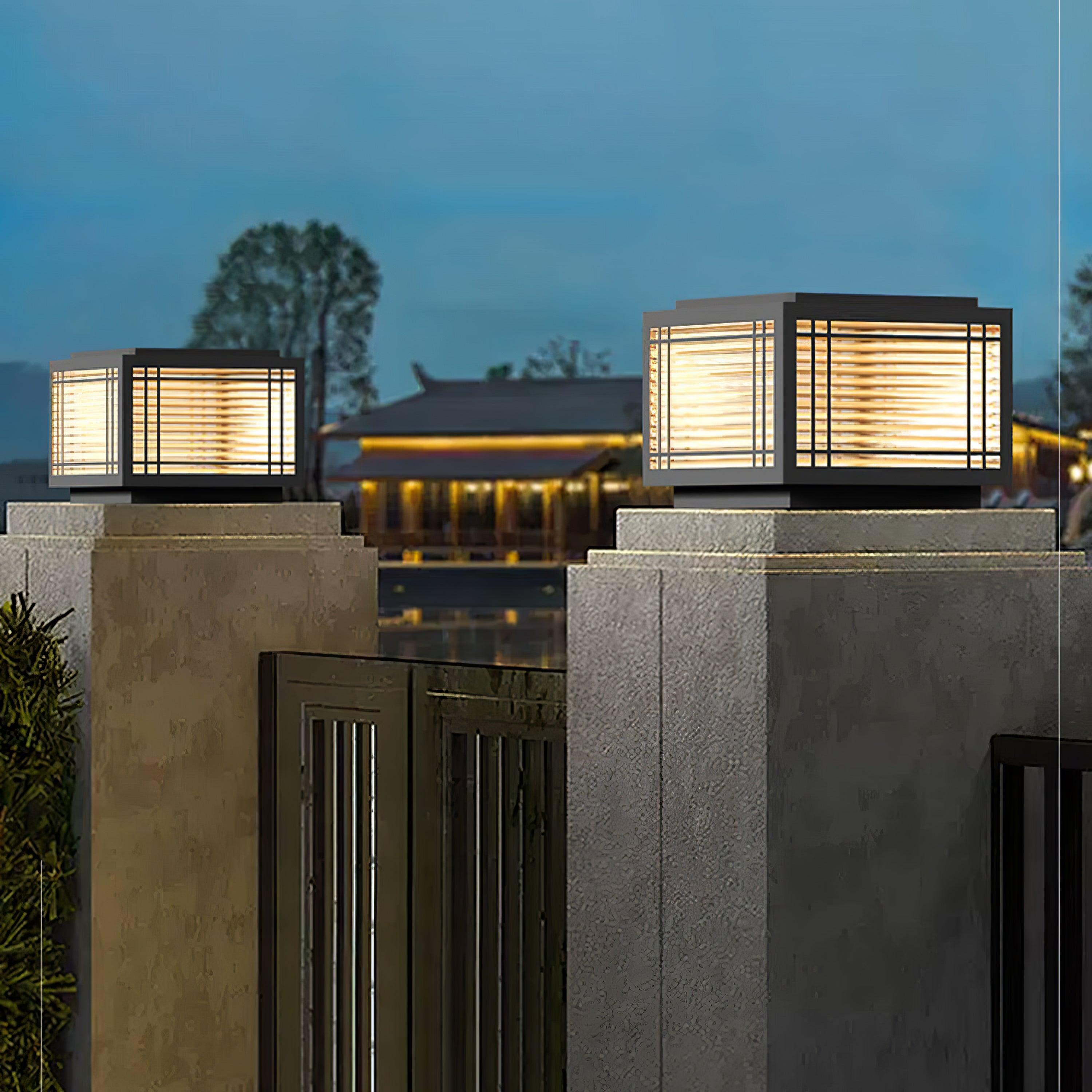 Deck Solar Outdoor Post Light - Lumpaz