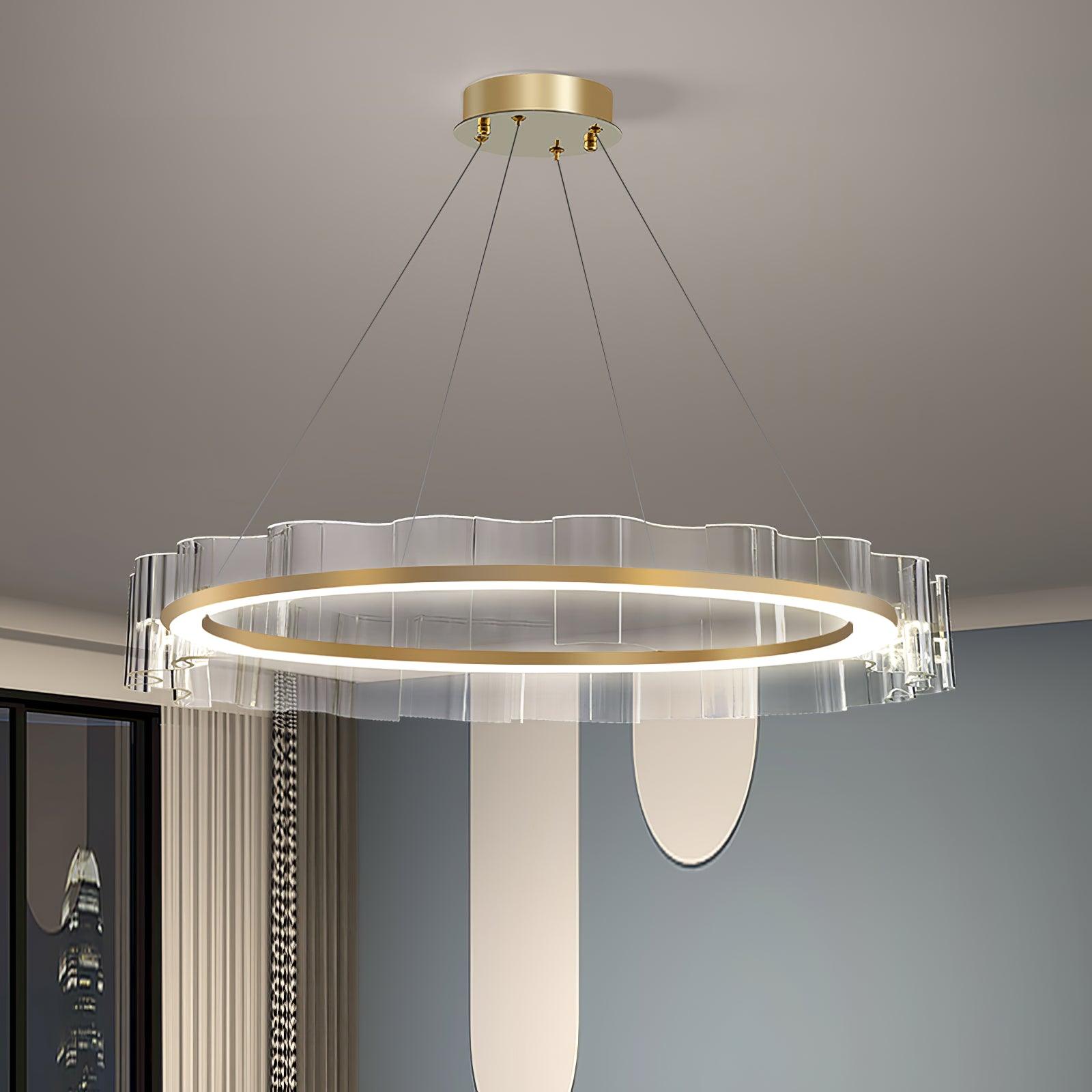 Water Wave Glass Chandelier - Lumpaz