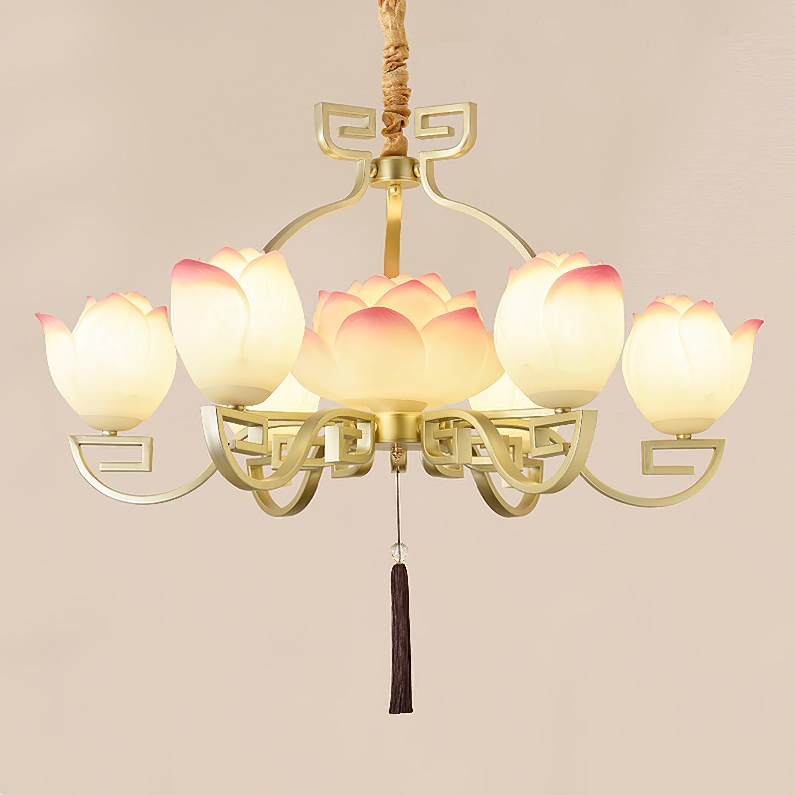 Lotus Bloom Chandelier - Lumpaz
