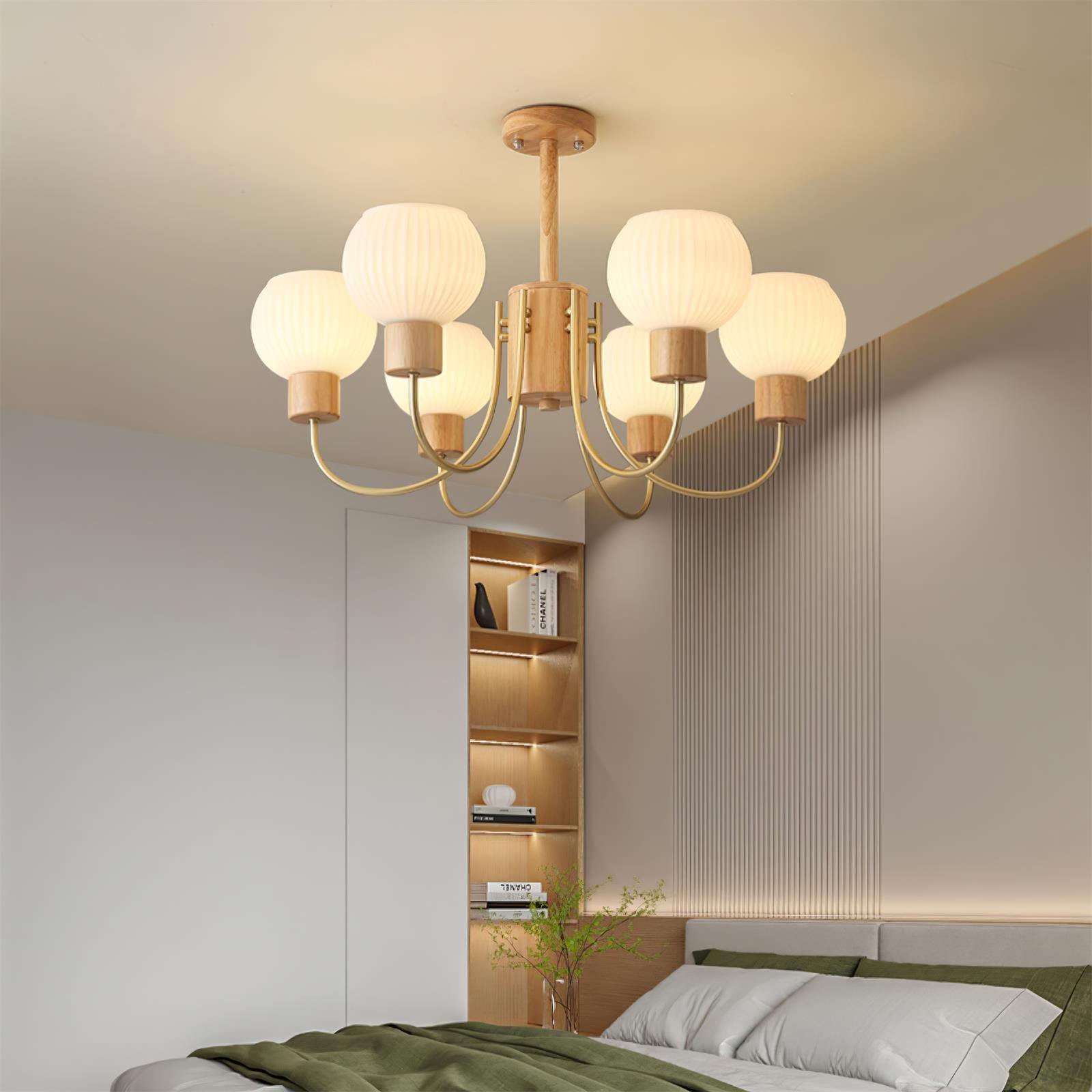 Donnelly Wooden Chandelier - Lumpaz