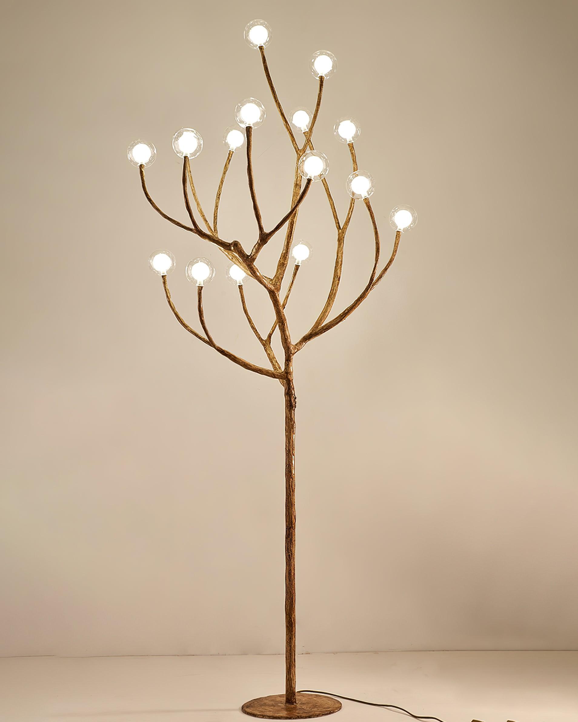 Imitation Wood Floor Lamp - Lumpaz