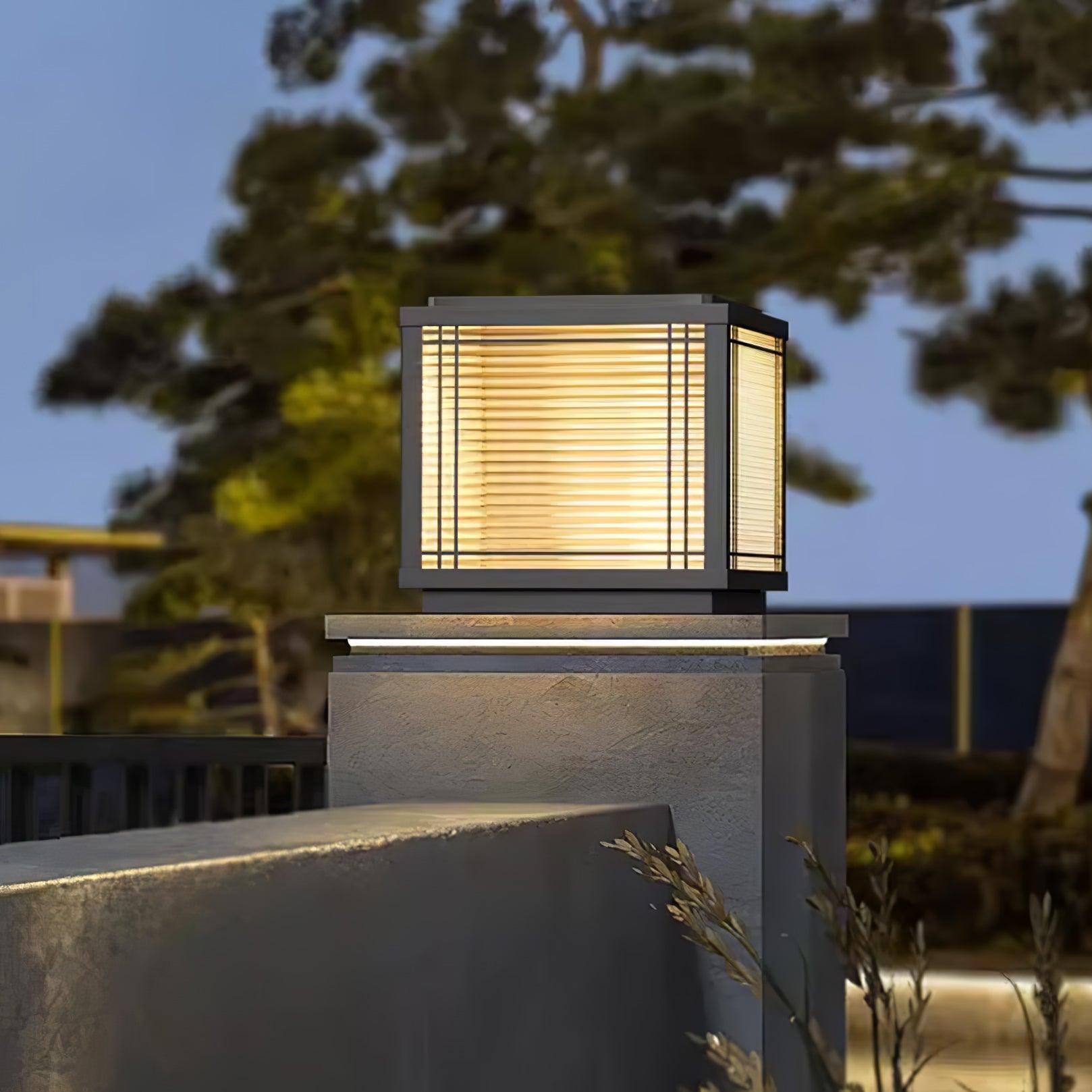 Deck Solar Outdoor Post Light - Lumpaz