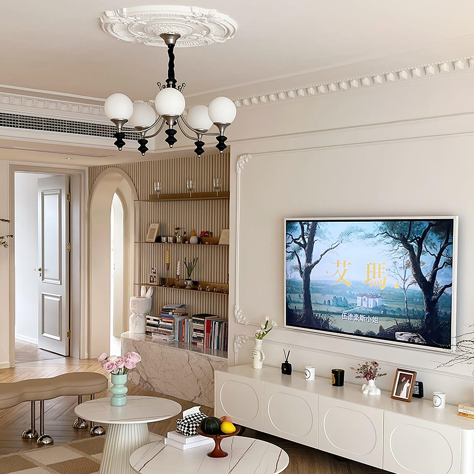 Tina Wooden Chandelier - Lumpaz