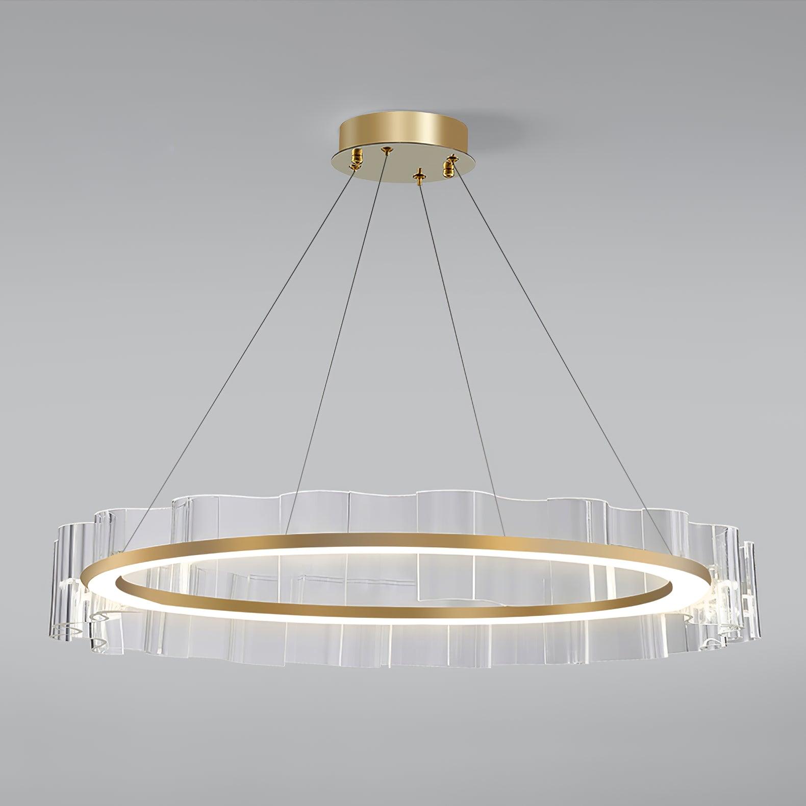 Water Wave Glass Chandelier - Lumpaz