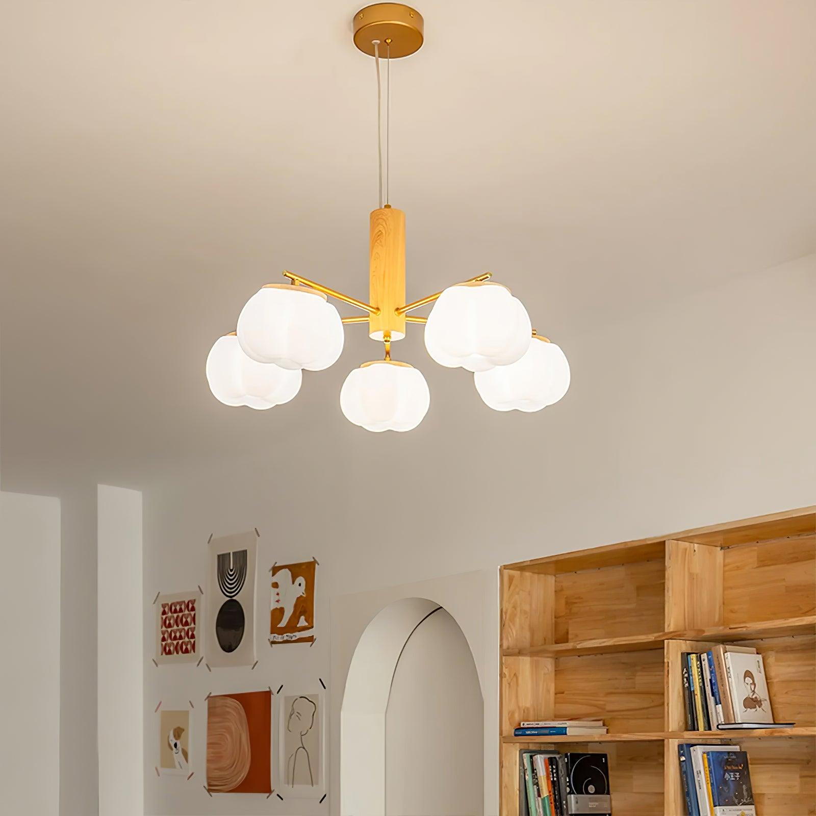 Cotton Balls Chandelier - Lumpaz