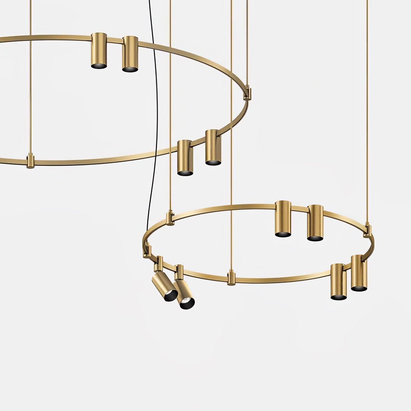 Auroom Round Chandelier - Lumpaz