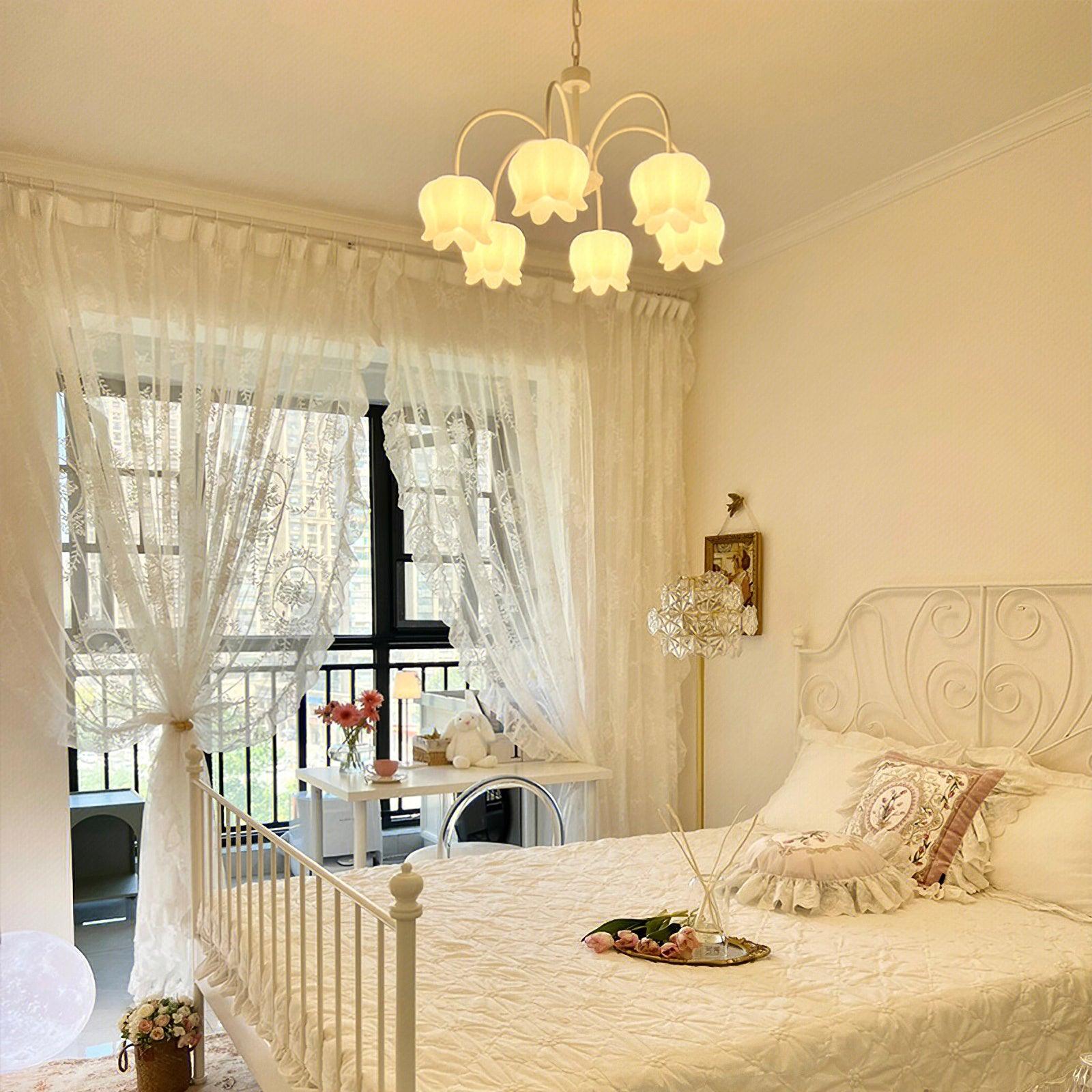 Curved Arm Bell Chandelier - Lumpaz