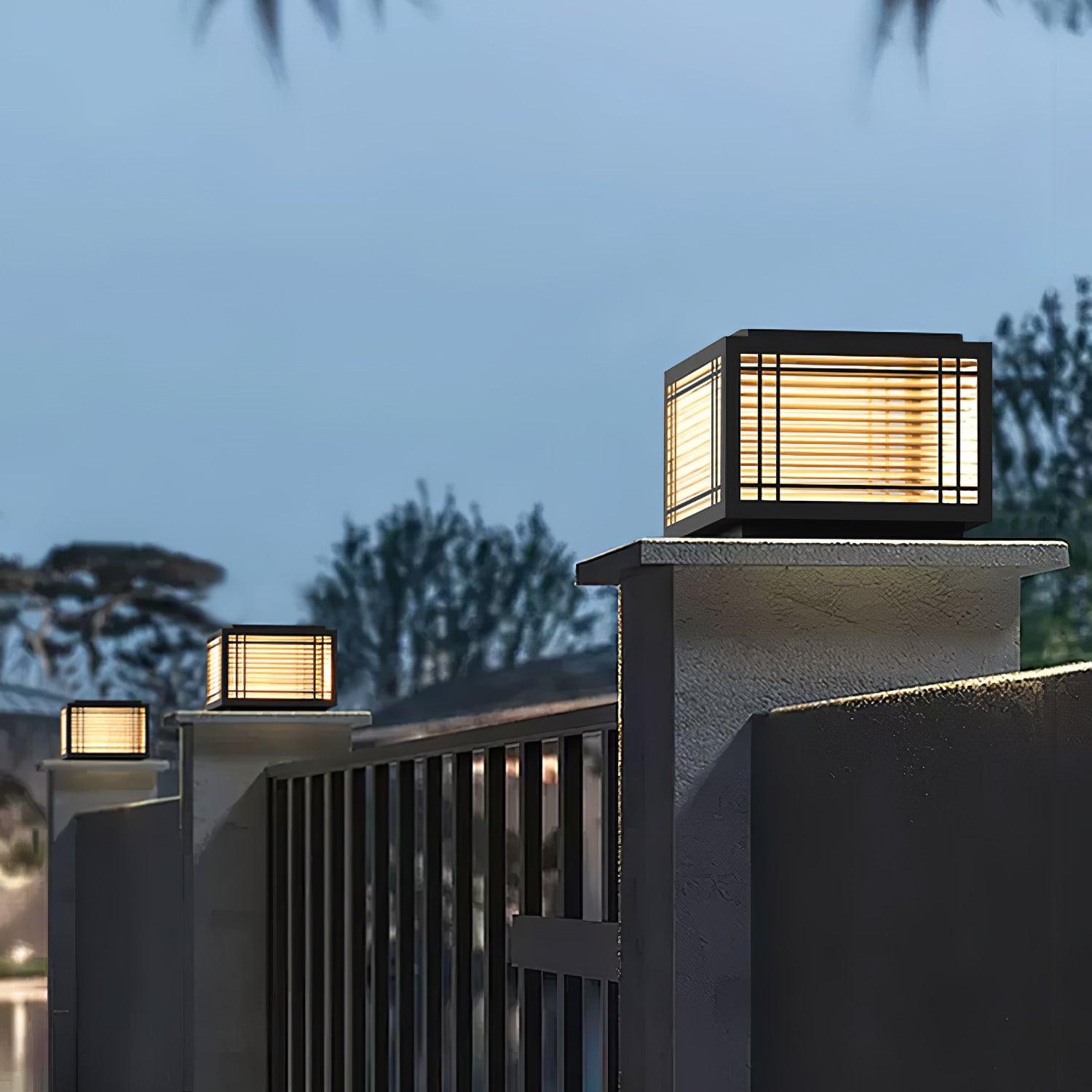 Deck Solar Outdoor Post Light - Lumpaz