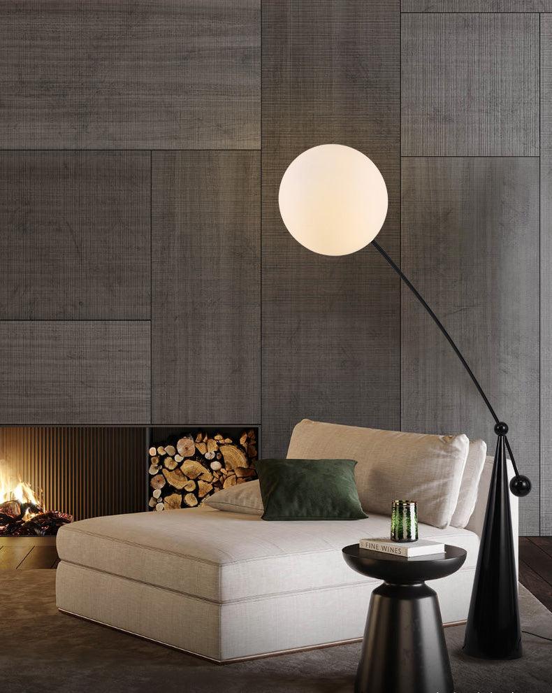Opal Arc Floor Lamp - Lumpaz