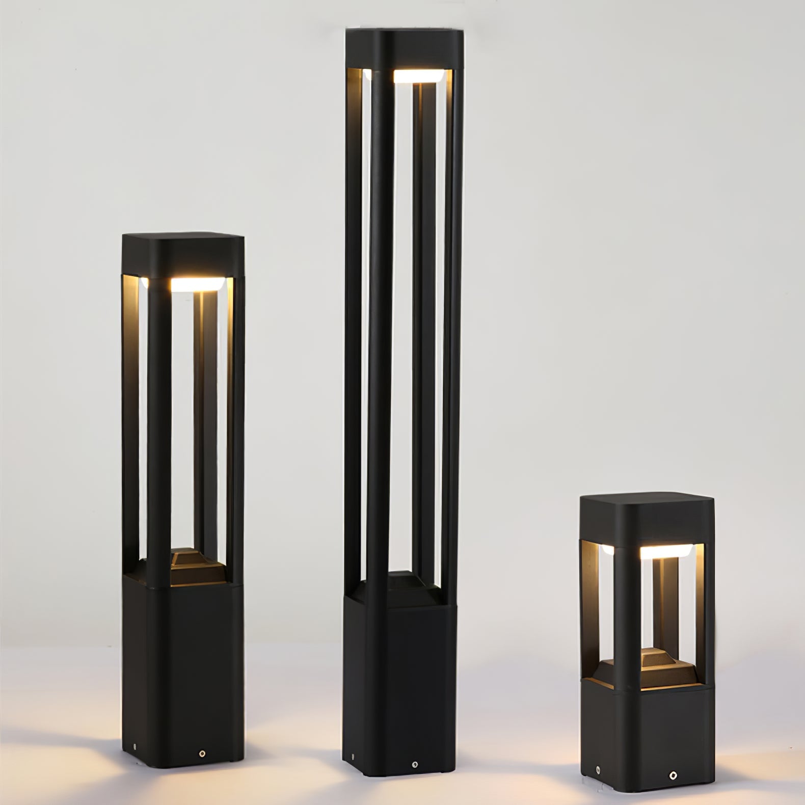 Rectangular Column Garden Light - Lumpaz