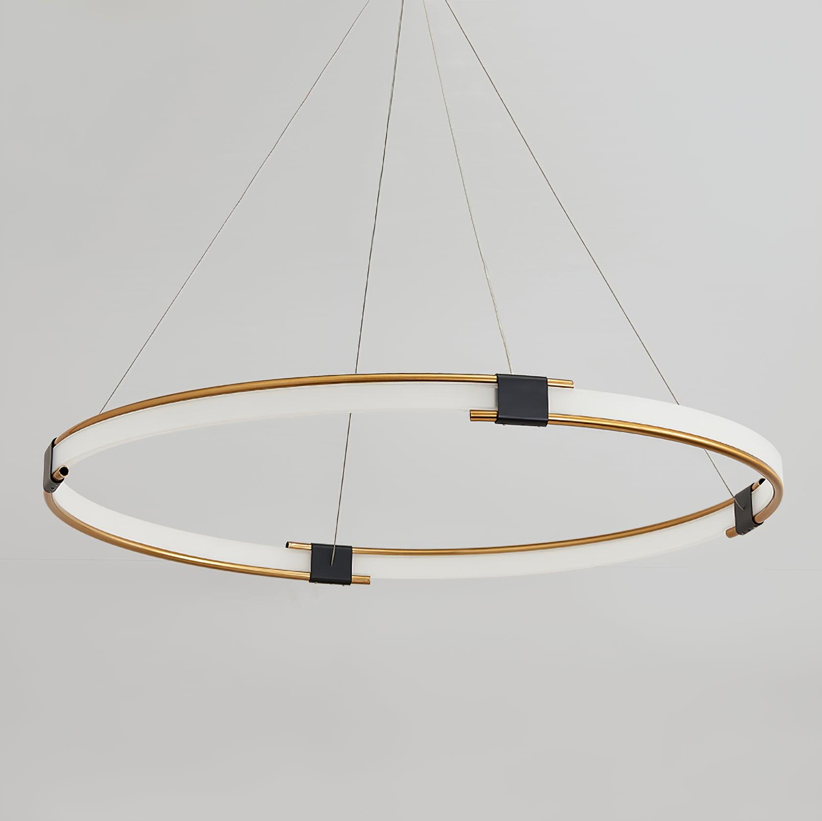 Gold Ring Chandelier - Lumpaz