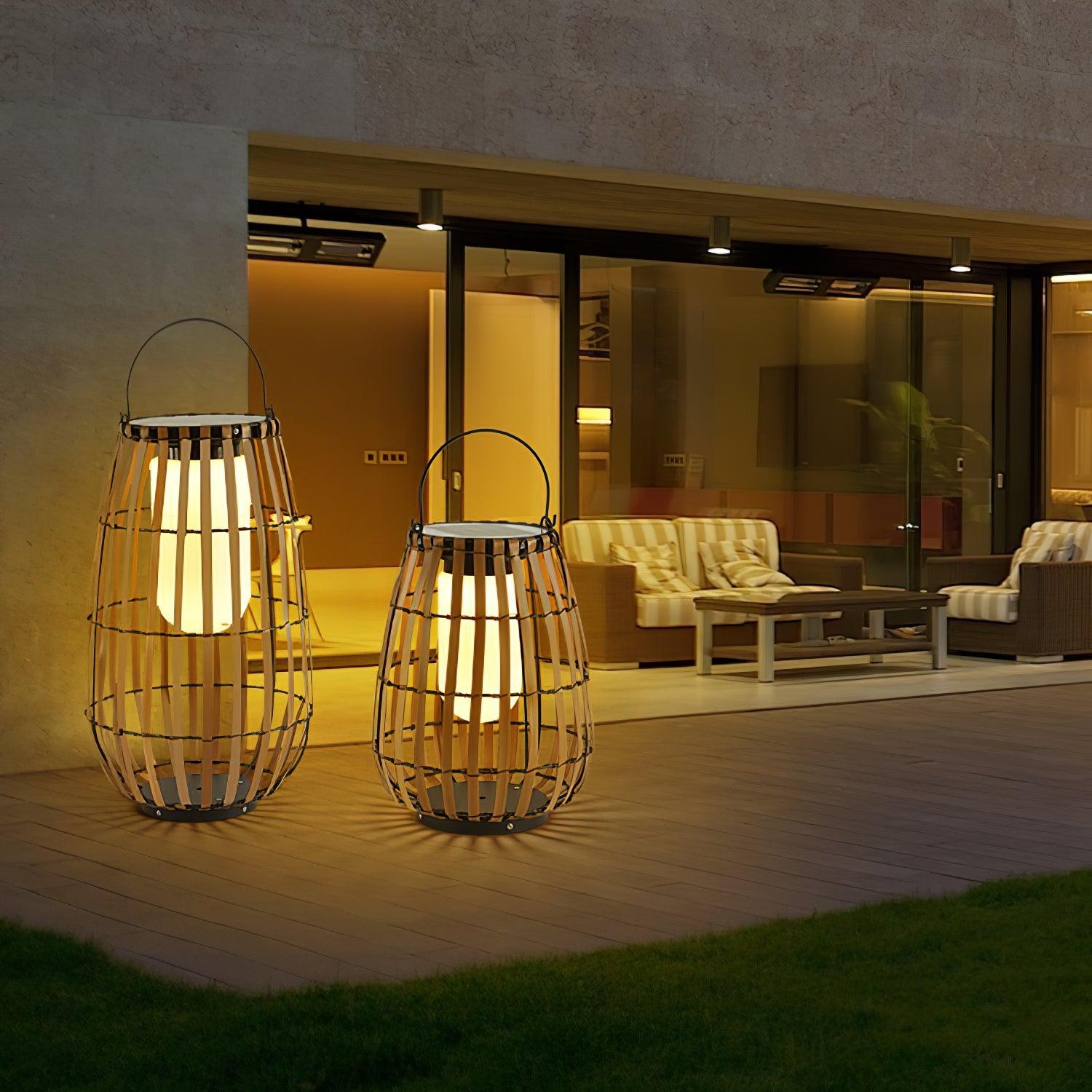 Tropic Braid Lantern Outdoor Lamp - Lumpaz
